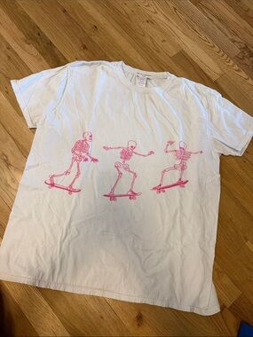 Oversized Project Social T White Crew Neck Tee